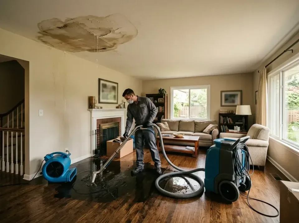 attic-pipe-burst-ceiling-drip-008 — frequently asked questions, Water Damage Restoration & Carpet Care in Port Washington, NY